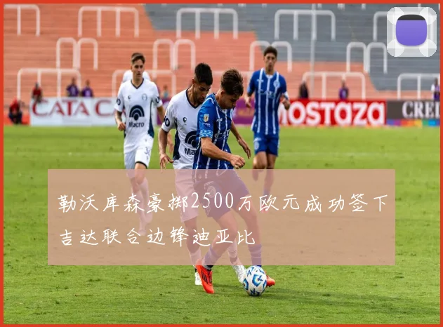 勒沃库森豪掷2500万欧元成功签下吉达联合边锋迪亚比
